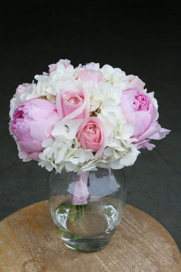 Pink and white Bridesmaid Bouquet
